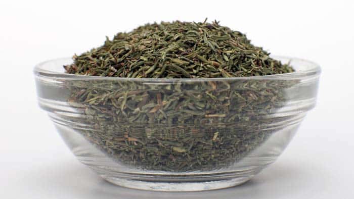 Dried thyme for dandruff