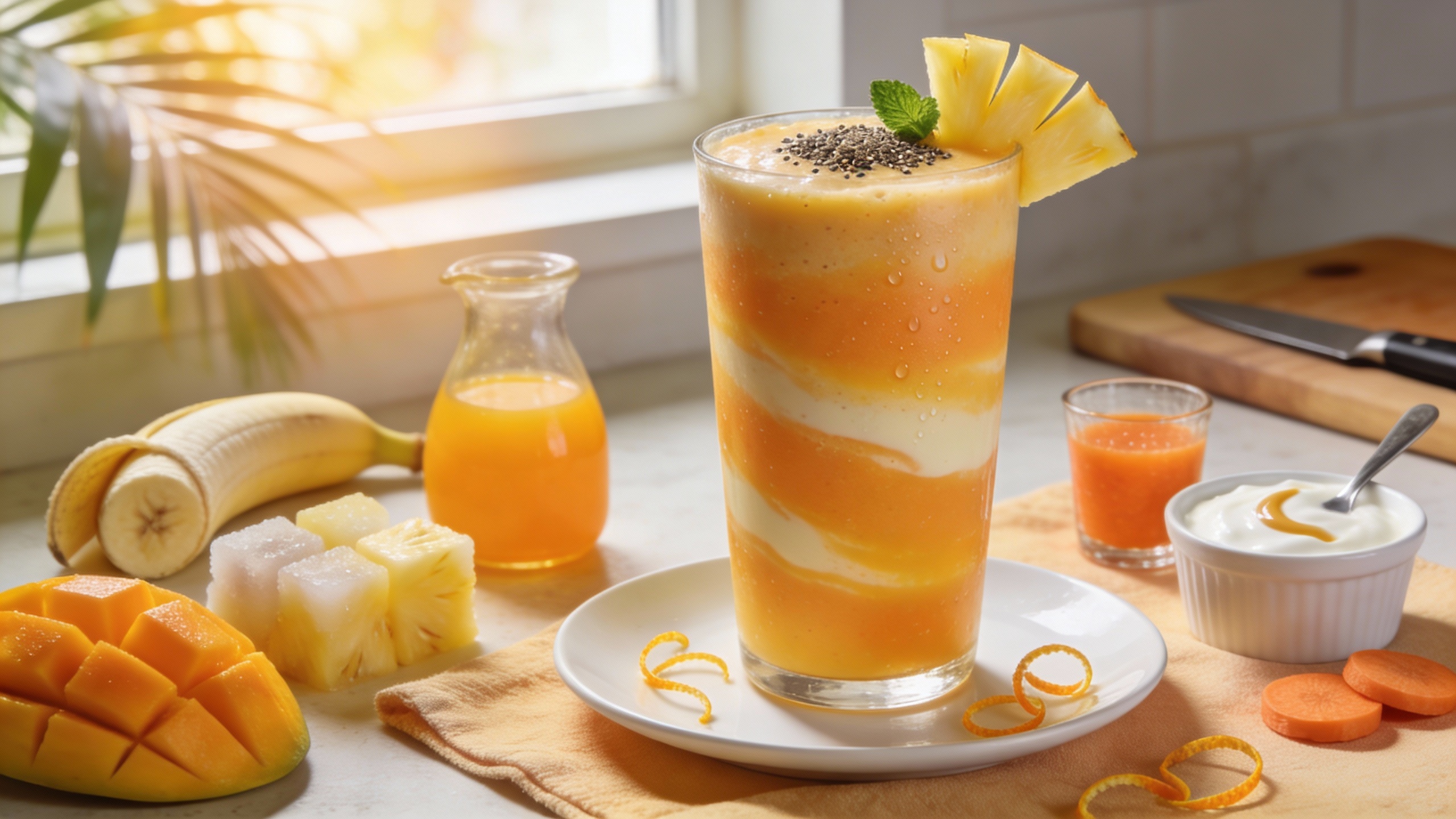Sunrise Glow Mango-Pineapple Power-Up