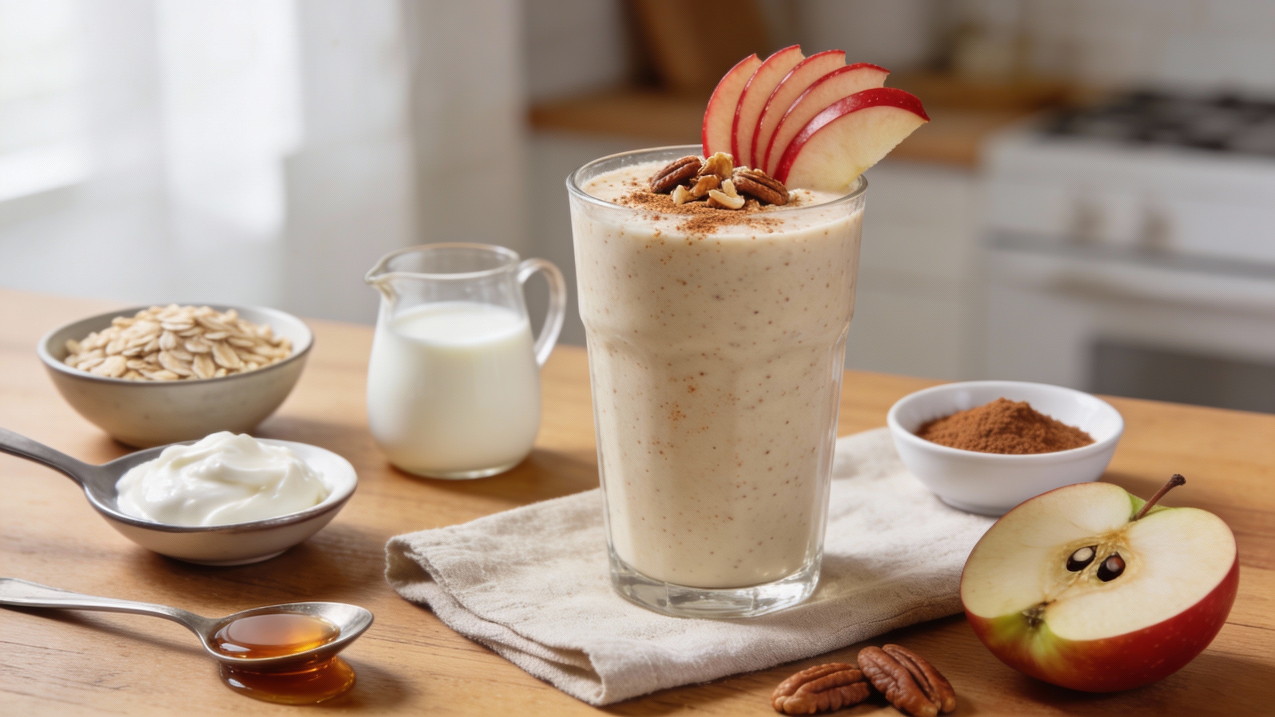 Spiced Apple Pie Smoothie That’s Secretly Good For You
