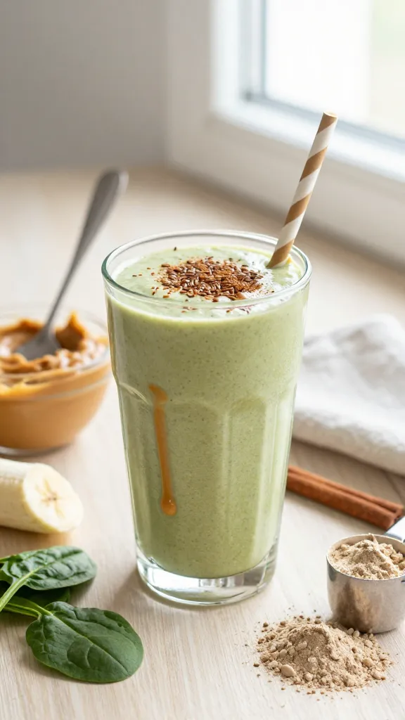 Peanut Butter Green Protein That Eats Like Breakfast