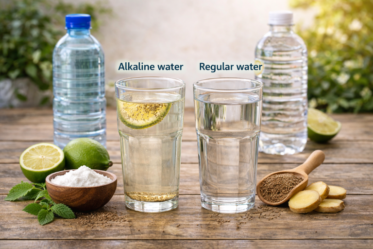 Alkaline vs regular water