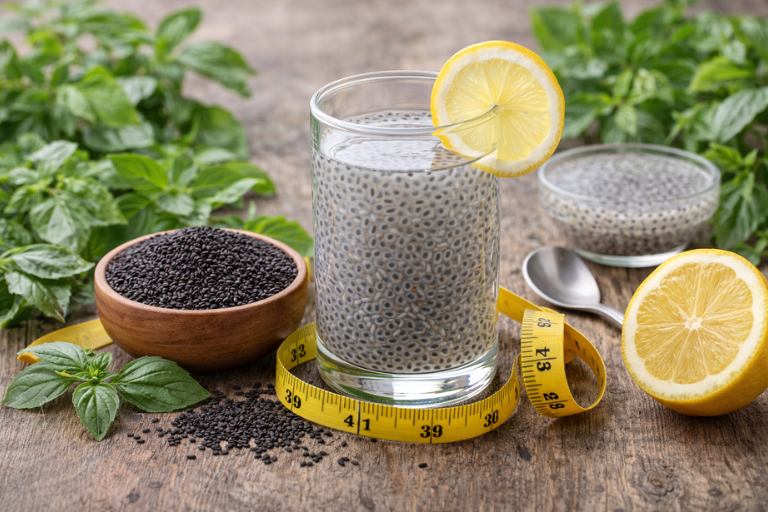 Basil seeds for weight loss aid