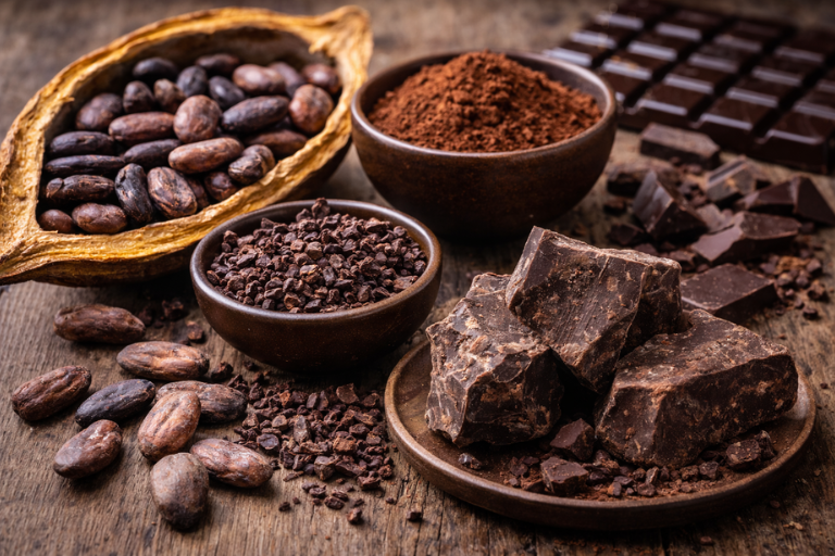 Cacao and cocoa ingredient showcase