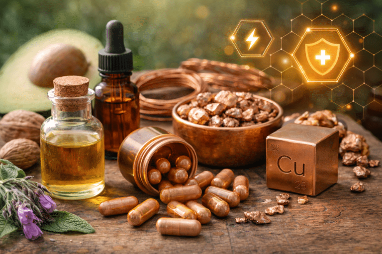 Copper health benefits and energy boost