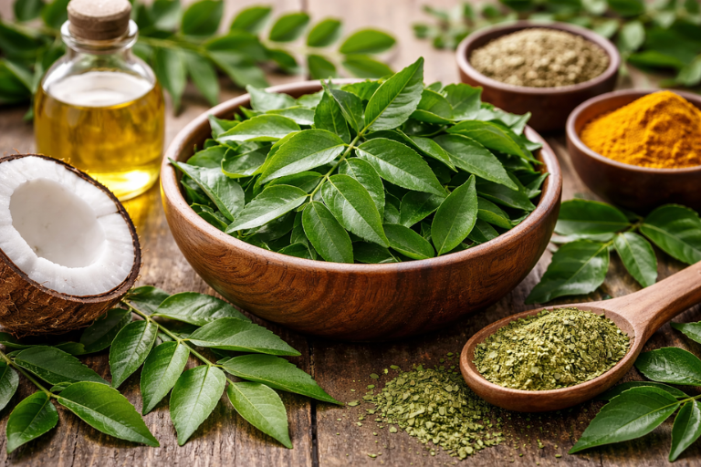 Curative power of curry leaves