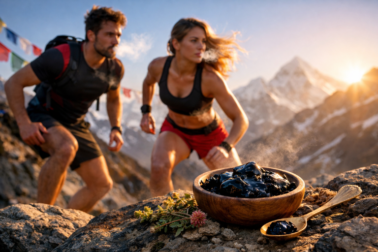 Golden hour adventure with shilajit