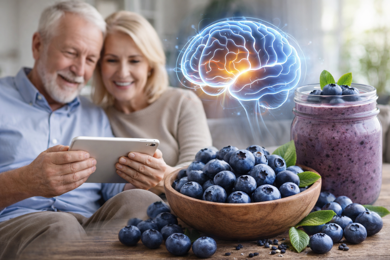 Smiles, blueberries, and brain connections
