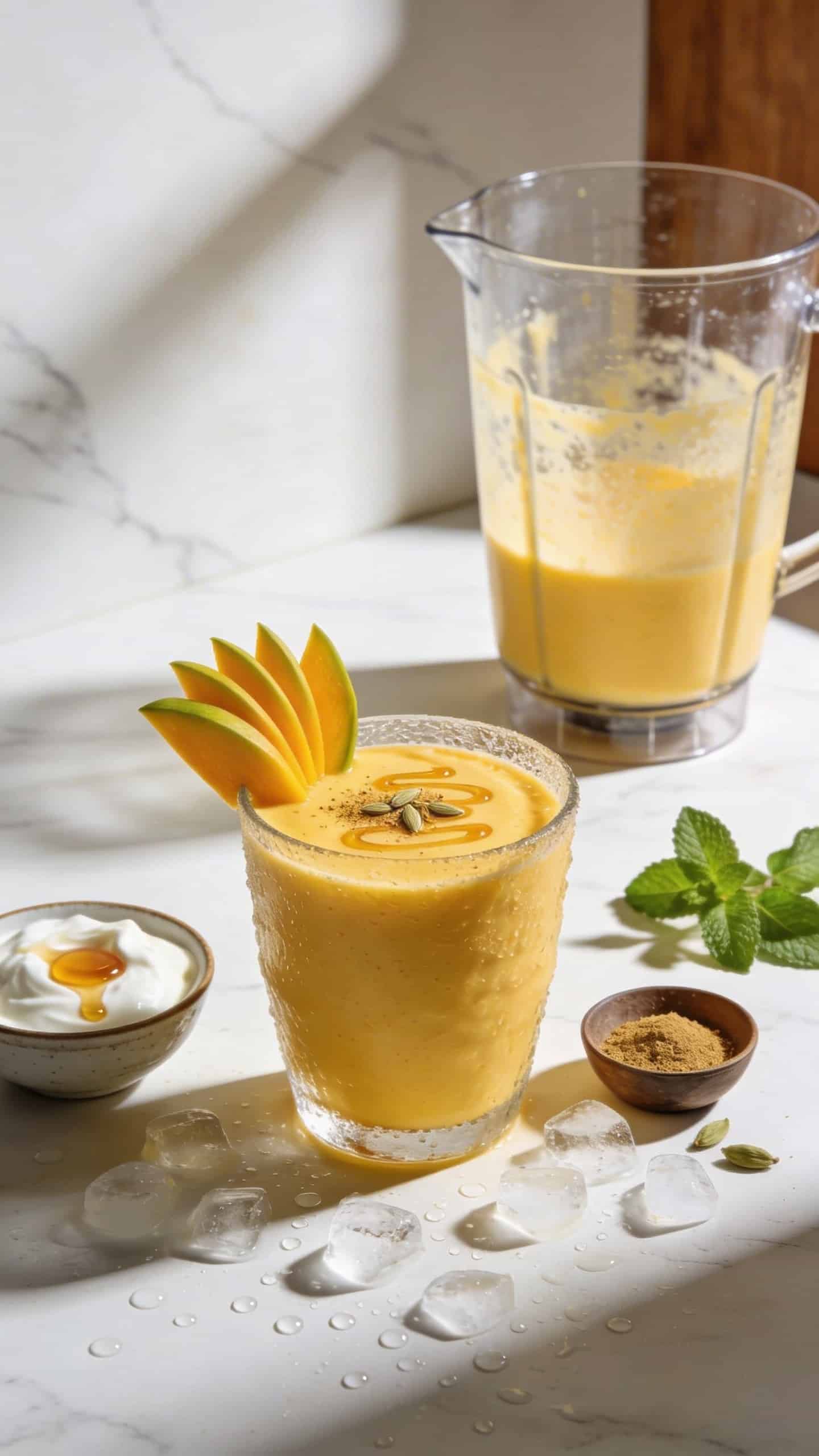 Classic Creamy Mango Lassi That Tastes Like Sunshine