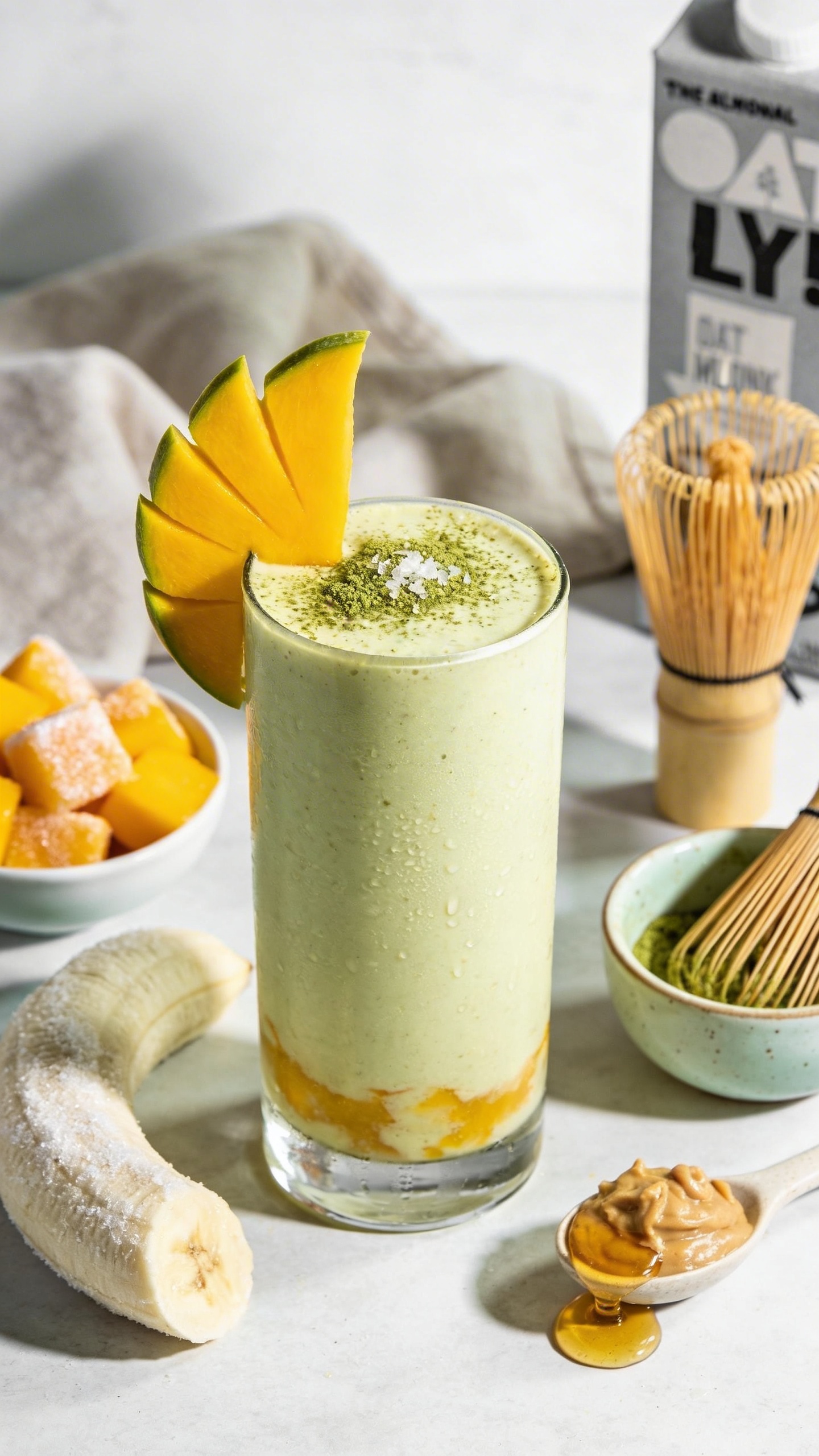 Mango Matcha Morning Energizer (No Jitters Club)