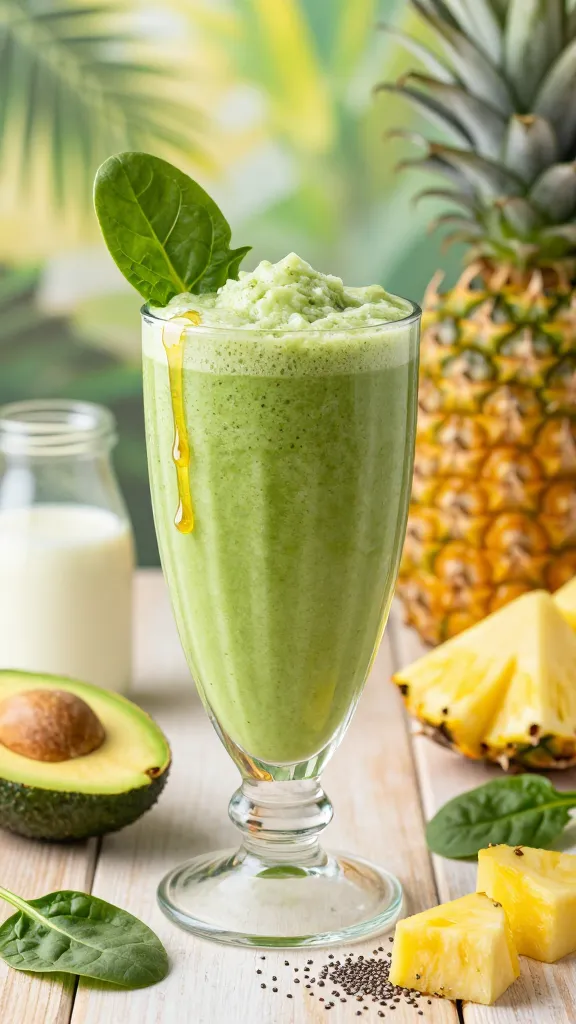 Pineapple Green Goddess Smoothie That Feels Like A Clean-Eating Cheat Day