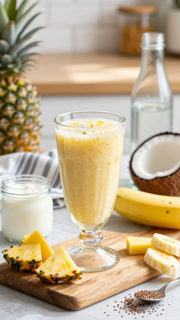 Pineapple Banana Bento Blitz Smoothie That Makes Mornings Amazingly Easy