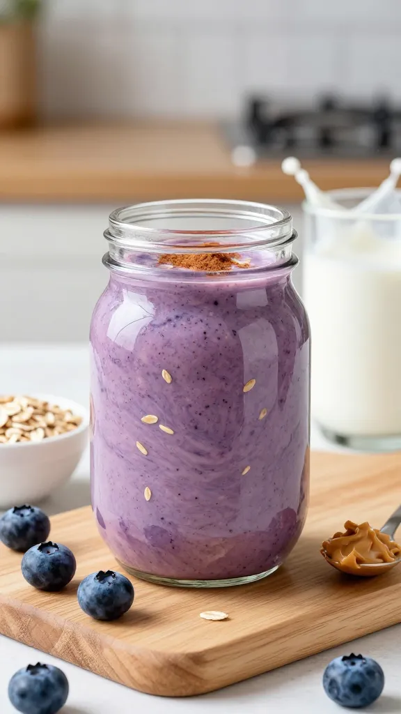 Galaxy Blueberry Almond Milk Dream That Boosts Your Brain