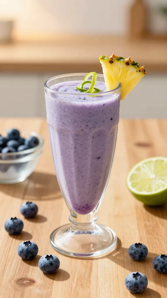 Tropical Blueberry Pulse That Feels Like a Vacation in a Glass