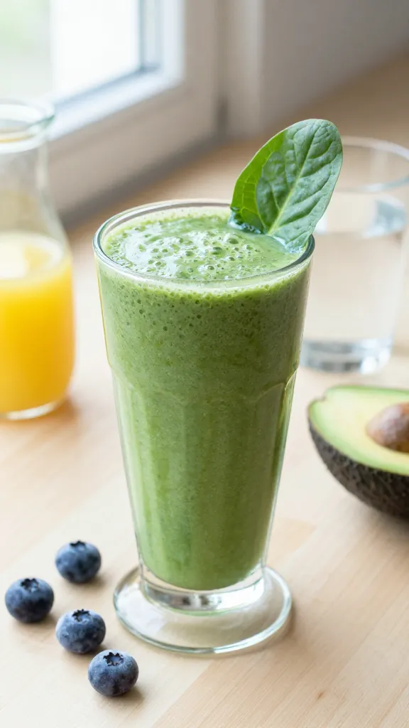 Green-Blue Boost Smoothie That Sneaks Veg In Without Scolding