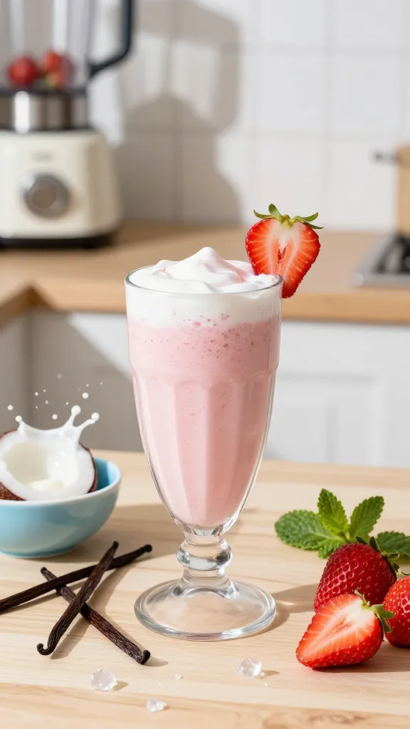Creamy Strawberry Coconut Dream That Feels Like a Vacation in a Glass