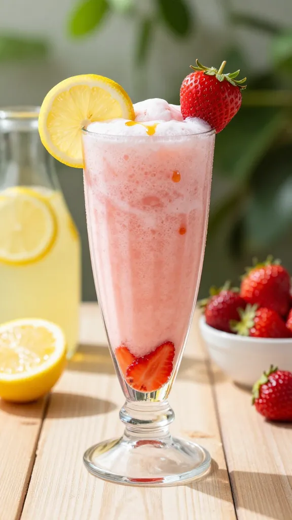 Tangy Strawberry Lemonade Shake That Hits All Summer Notes