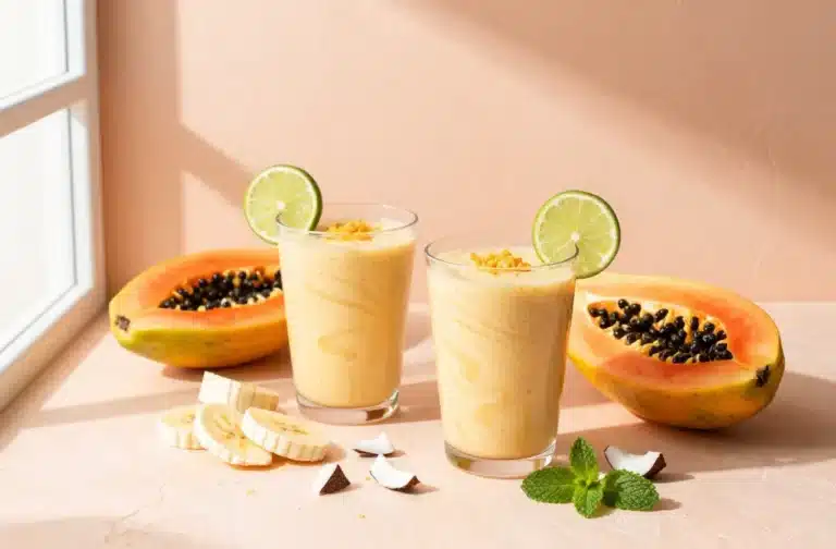 Delicious 6 Creamy Papaya Smoothie Recipes for Better Digestion