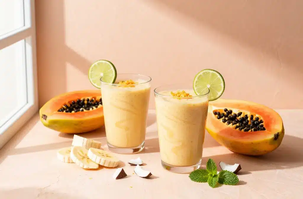 Delicious 6 Creamy Papaya Smoothie Recipes for Better Digestion